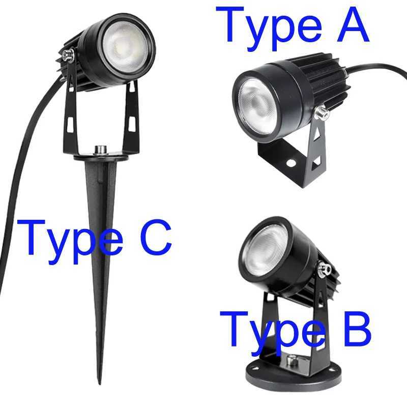 Outdoor Waterproof IP65 LED Lawn Lamp COB Light DC12V AC110V 220V Pathway Garden Spot Bulb 5W 3W Decor Landscape Light W250607