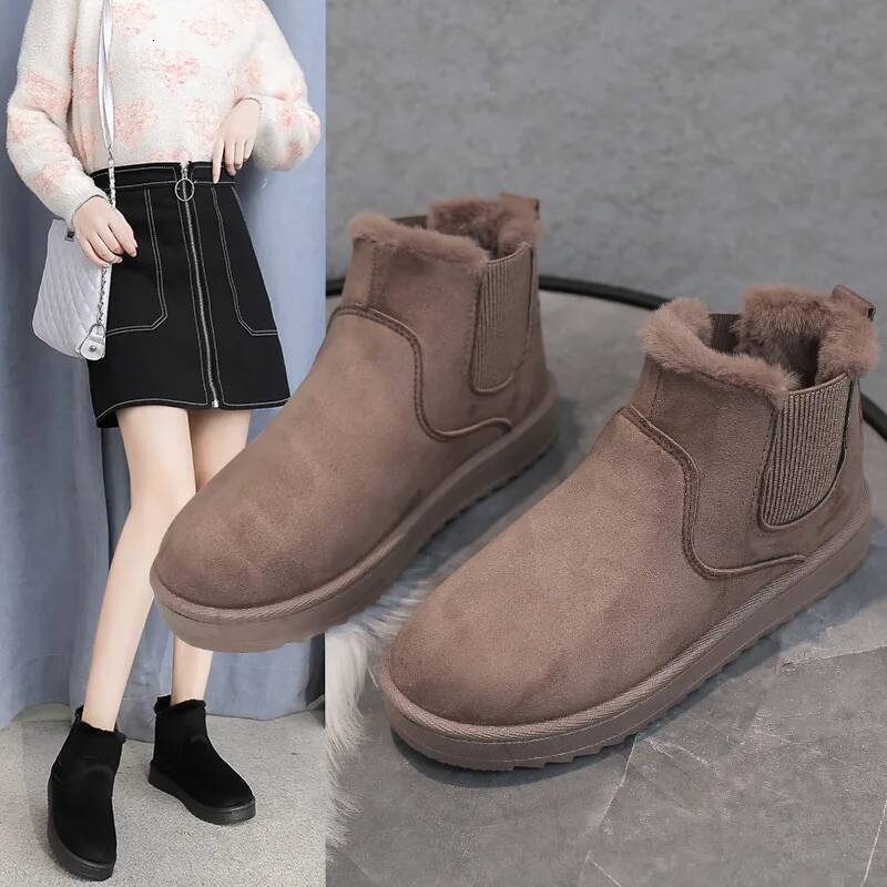 Ddmyoutdoor New Women Thickening Plus Veet Fashion Warm Short Cotton Shoes S Snow Winter Boots Outdoor Shoes