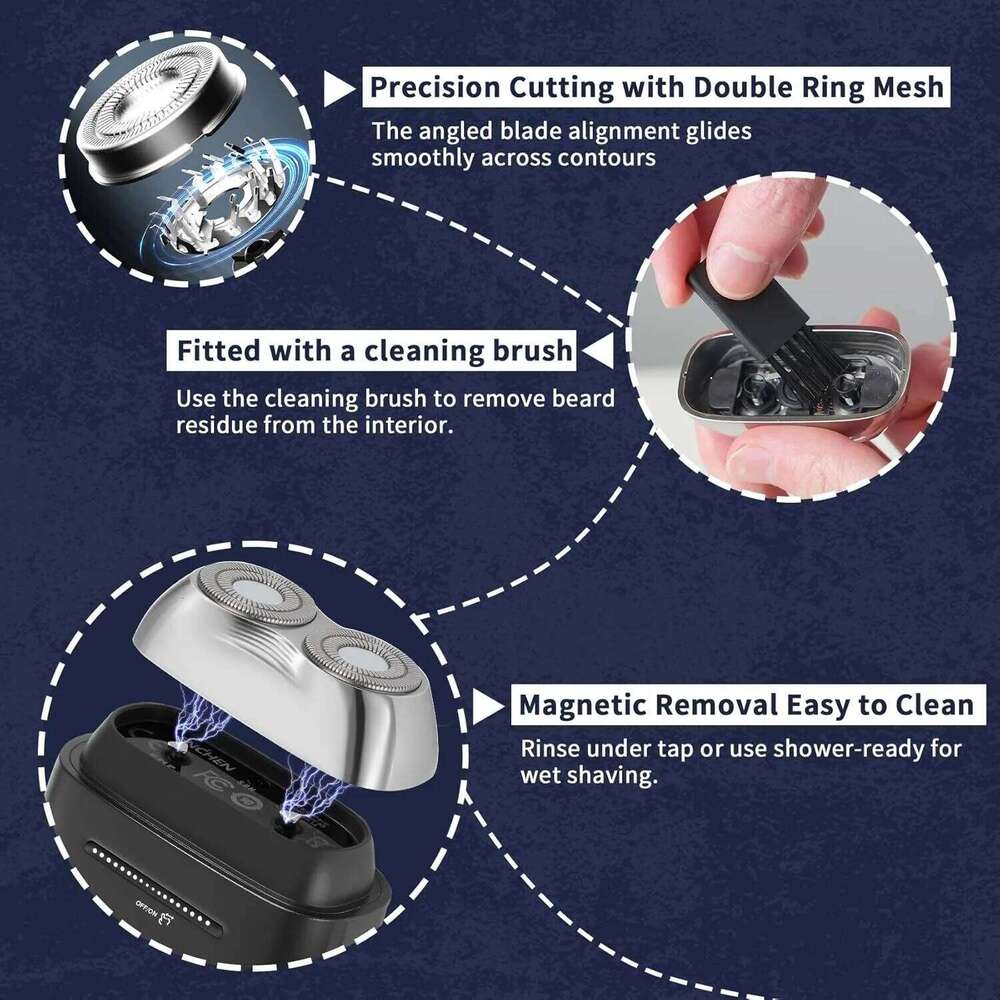 ENCHEN Electric Shaver Portable Razors Professional Beard Waterproof Hair Trimmer Travel Shaving Hine For Men Mini 6S