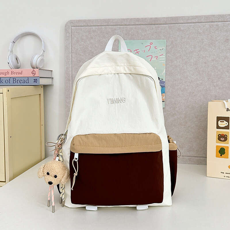 2025 New Simple Korean Large Capacity College Style Casual Student Travel Backpack