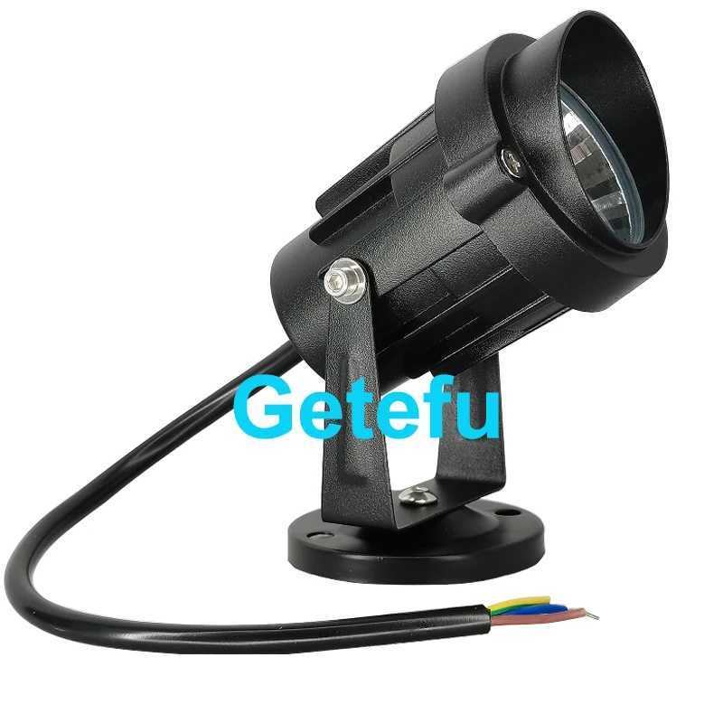 Dimming Outdoor LED Garden Lawn Light 10W Landscape Lamp Spike Waterproof DC12V Path Bulb Warm White Green Spot Lights 220V 110V W250607