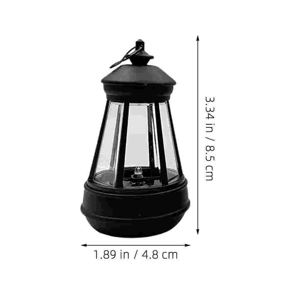 Solar Powered Lantern Lights Outdoor Garden Landscape Plastic Decoration Lamp for House Rechargeable Portable Emergency Night W250607