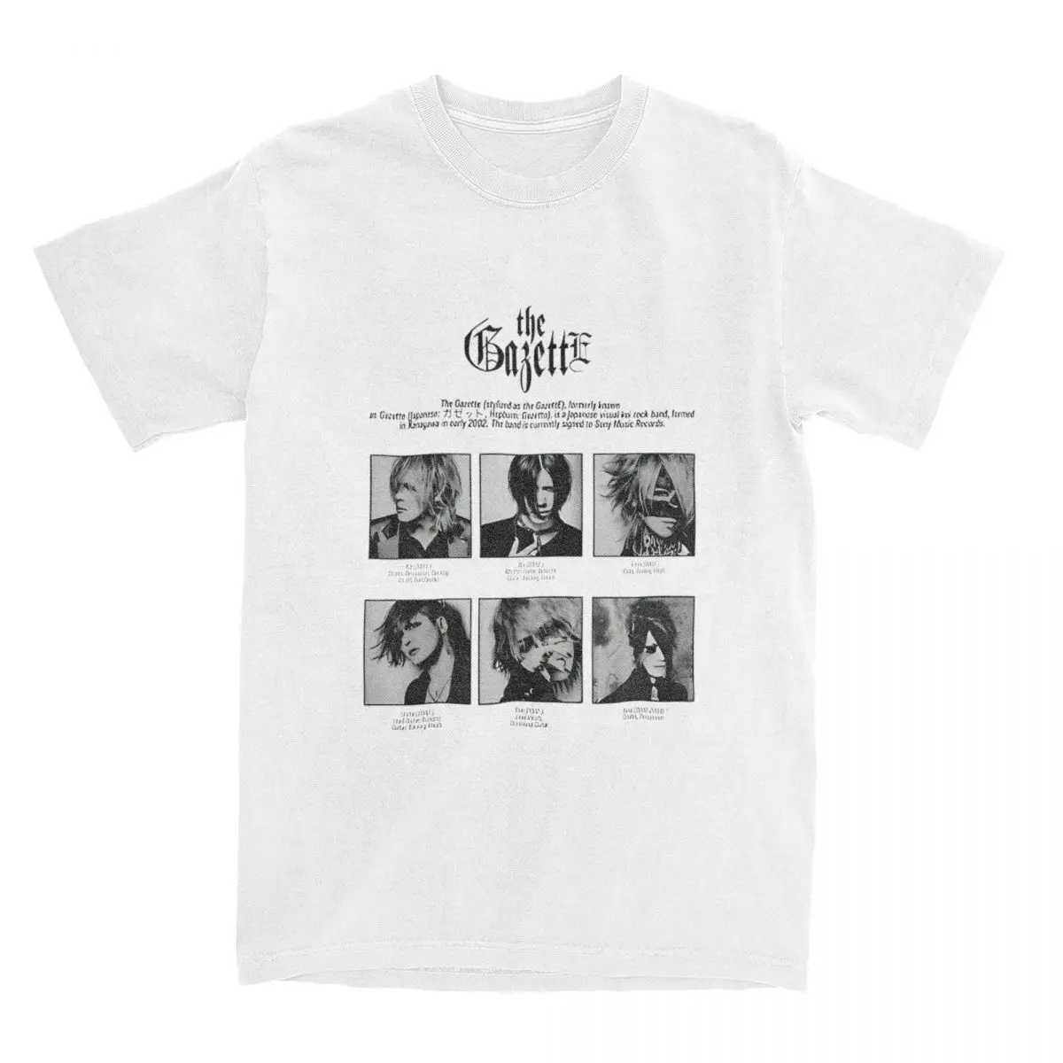 Men Women The Gazette 2024 Rock Tour Music Band Graphic T Shirt Accessories Humor Pure Cotton T Shirt Tops Gift Idea X250607