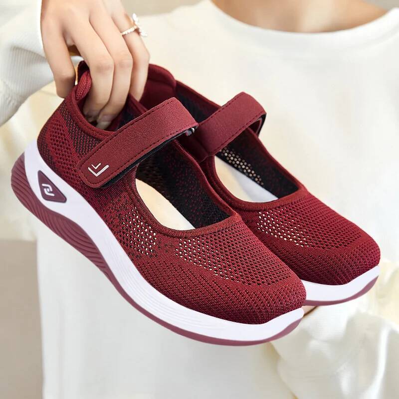 Ddmyoutdoor Ddmyoutdoor Women S Summer Mesh Thick Soled Breathable Platform Tennis Casual Walking Vulcanized Shoes Zapatillas Mujer Outdoor Outdoor Sh
