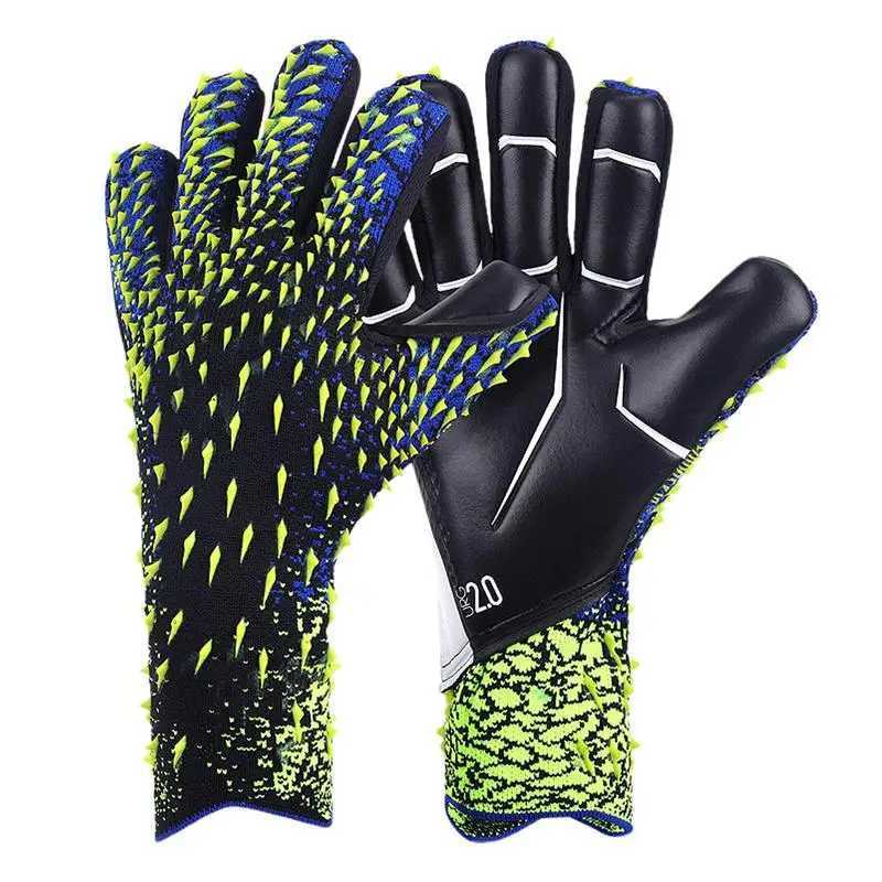 New Latex Football Goalkeeper Gloves Thickened Football Professional Protection Goalkeeper Soccer Goalie Gloves Adults Teenager XJ250606