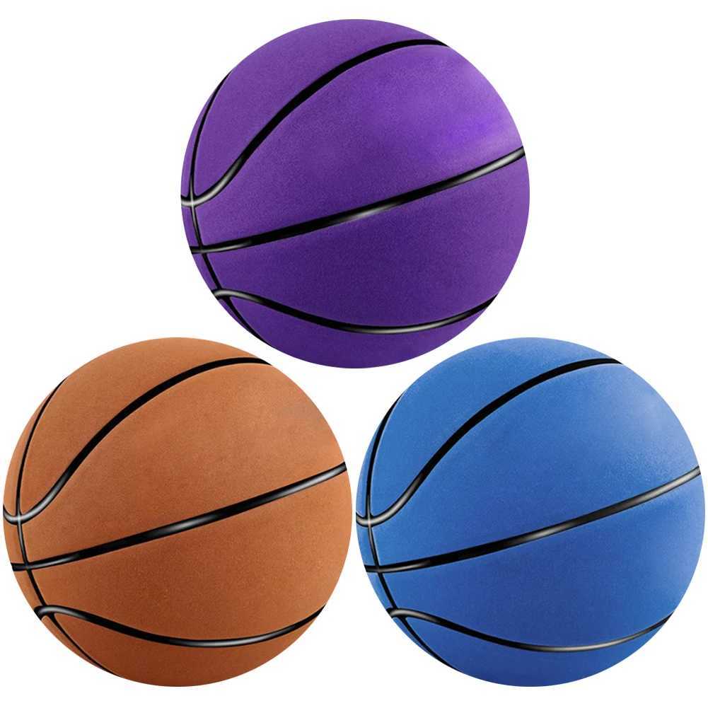 Size 7 Dribbling Training Ball Anti Slip Sports Basketball High Elasticity Suede Microfiber Basketball for Training Competition XJ250606