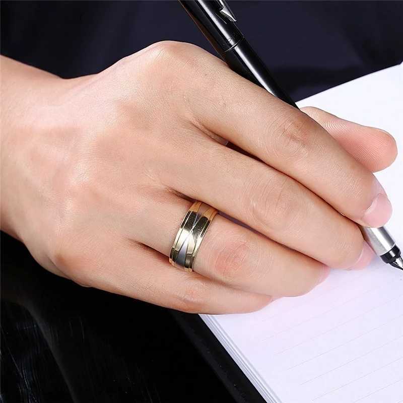 Fashion Couple Rings Women White Crystal Rhinestones Rings Set Men Stainless Steel Rings Wedding Band Jewelry Gifts For Lover W250606