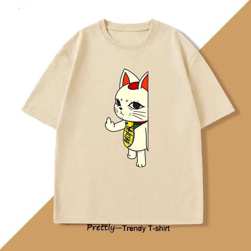 Dandadan Turbo Granny Cat T-shirt Manga Designer Unique Cosplay Momo Anime T-shirt Casual Short Sleeve Mens Clothing X250607