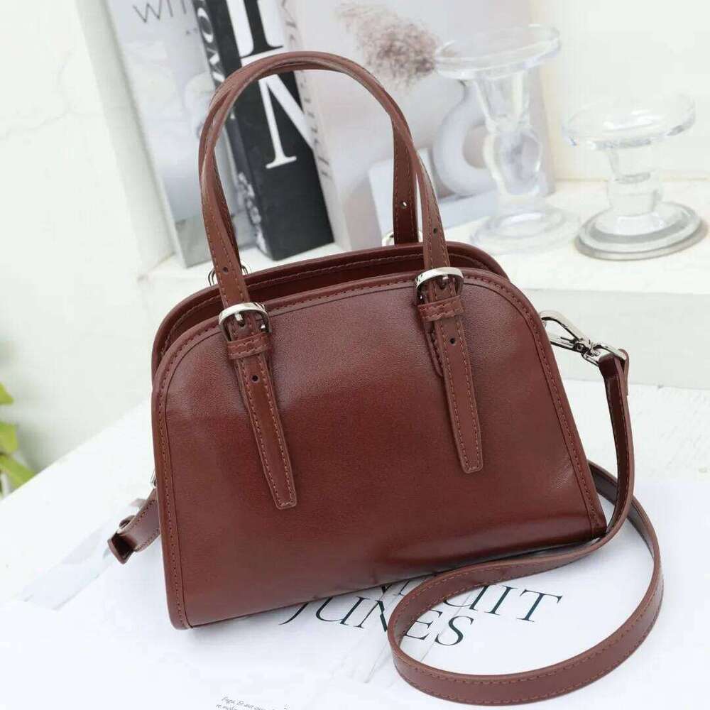 Small Genuine Leather For Woman 2025 New Fashion Ladies Tote Handbag Real Cowhide Shoulder Or Crossbody Bag