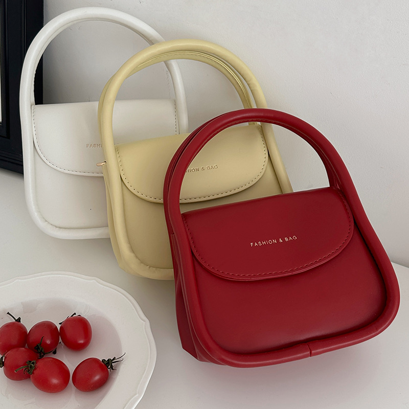 designer Versatile Ins Style Crossbody Bag for Women 2025 New Trendy Fashion Niche Shoulder Handbag Wedding Banquet Bag Red Bag