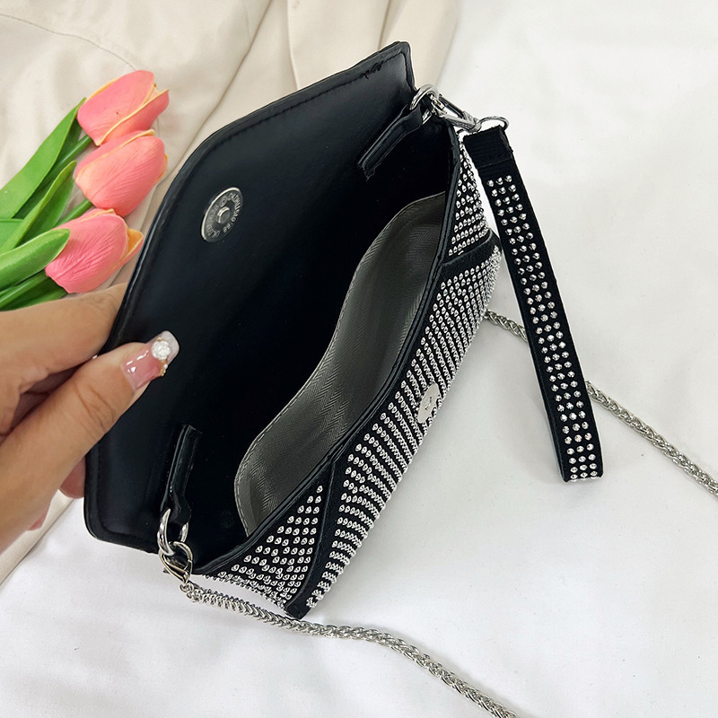 2025 Diamond Bag with Inlaid Diamonds Fashion Party Bag Rhinestone Clutch Bag Handbag Shoulder Crossbody Small Bag for Women Trendy Free Delivery Desi