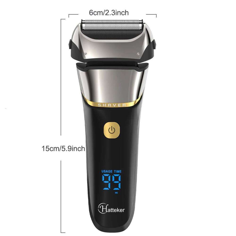 Hatteker Originai Electric Shaver 4D Men Rechargeable Shaving Beard Razor Trimmer Hine For Barber Ht-909