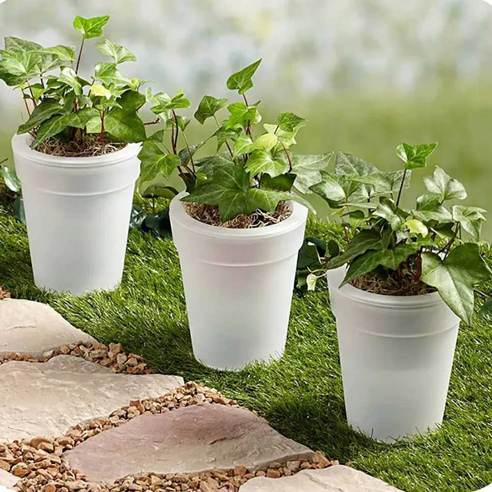 F2 Outdoor Solar Creative Garden Flowerpot Light Night Automatic Lighting Lawn Light 4LED Courtyard Light Waterproof Solar Lamp W250607