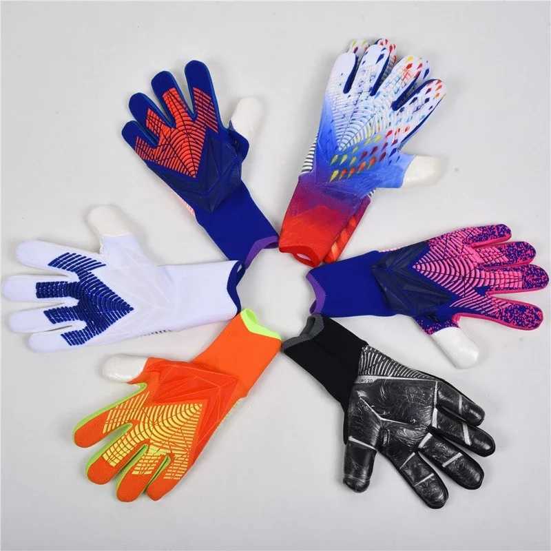 ROXXANA Kids Adults Goalkeeper Gloves Goalie Gloves Thicken Latex Football Soccer Anti-Slip Soccer Breathable Children Goalie XJ250606