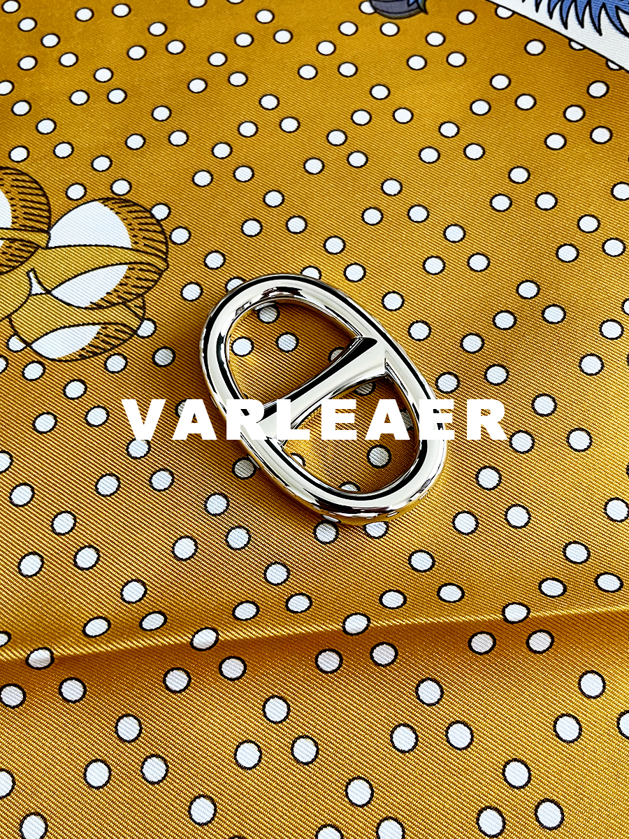 Nose Scarf Buckle Buckles Designer Shawl Accessories Jewelry Scarfs Rings Metal Ring Clip Female Gift Belt Decoration Chained'Ancre Scarf 90