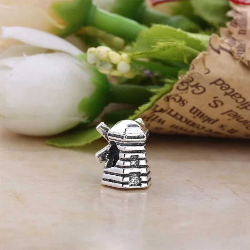 New 925 Sterling Silver Chest Lantern Costume Charm Of Ley 925 Chain Bead Fit Original Bracelet Accessories DIY Ladies Jewelry XJ250607