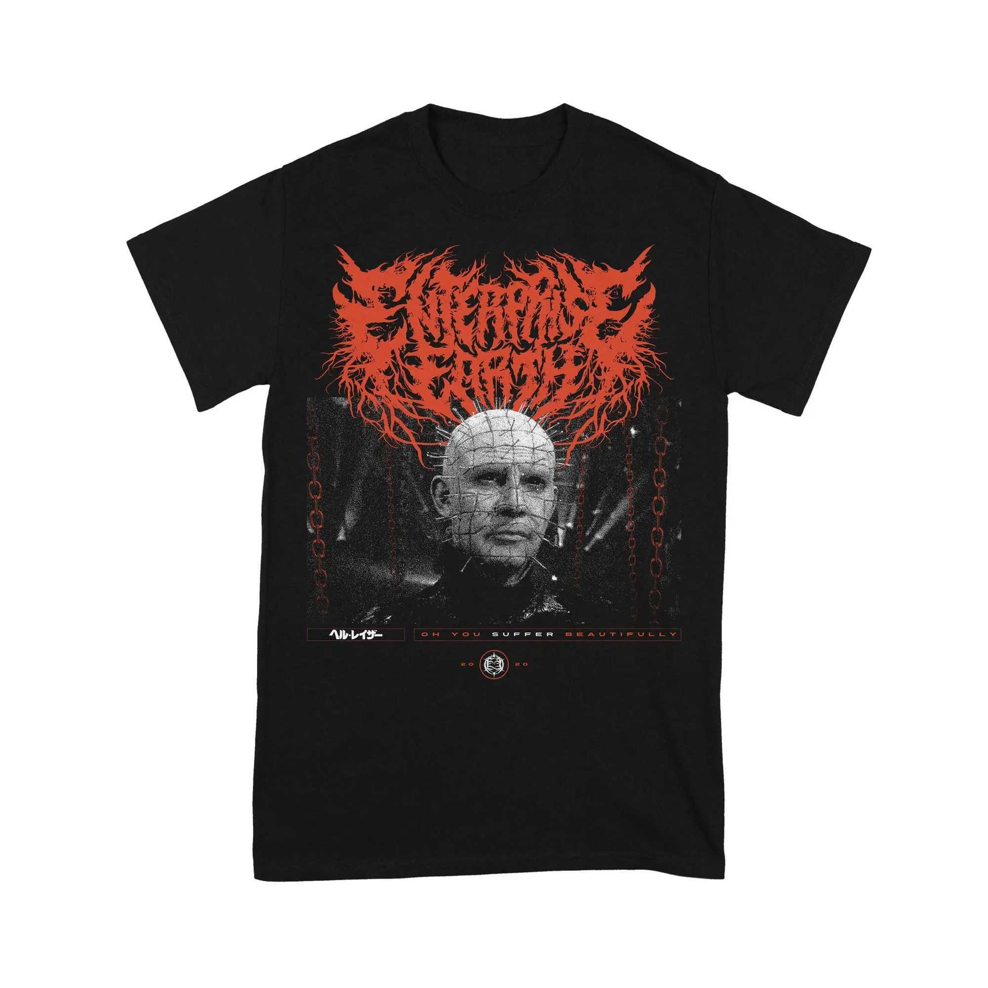 American Halloween Horror Movie Rock Tops High Street Fitness Casual Sports Mens T-shirts Womens Short-sleeved Shirts W250607