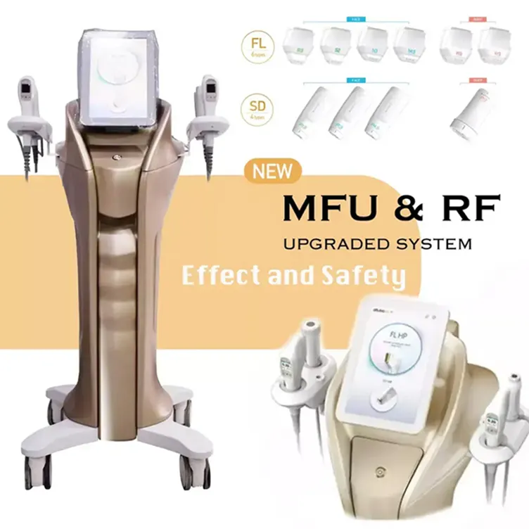 Ultrasound RF High Frequency Hifu Machine Salon Wrinkle Remover Hifu Wrinkle Removal Body Shaping Slimming Skin Tightening High Intensity Focused Ultr