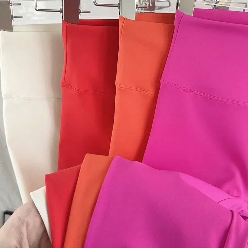 Yoga Women Fiess Running Cycling Pants Breathable Sports Leggings High Waist Summer Workout Gym Clothing