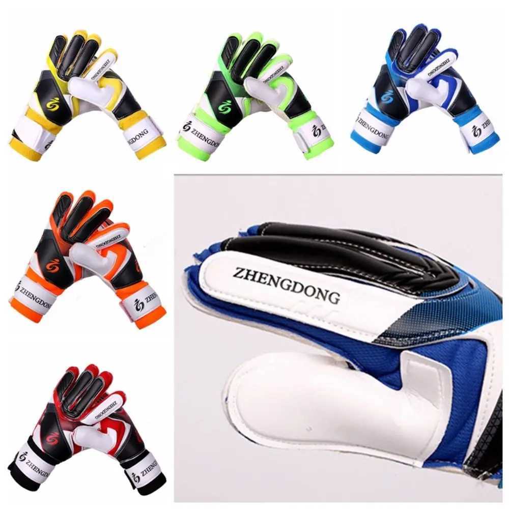 Wear-resistant Football Gloves Anti-slip Thick Latex Goalkeeper Gloves Colorful Non-Slip Goalkeeper Training Gloves Kids/AdultXJ250606