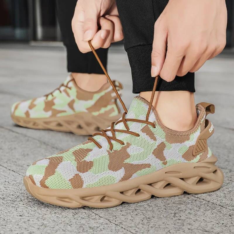 Ddmyoutdoor MAEDEF Running Men Breathable Sneakers Non Slip Workout Lightweight Gym Training Footwear Soft Sole Walking Shoes Outdoor Shoes