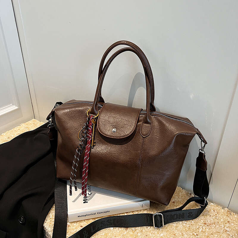 High-end Large Capacity Handbag 2025 New Simple Classic Fashion Commuter Shoulder Tote Women's Bag