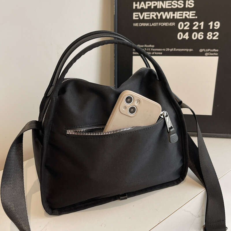 Minimalist Lightweight Casual Nylon Fashion Versatile Women's Crossbody Shoulder Handbag Commuter Bag