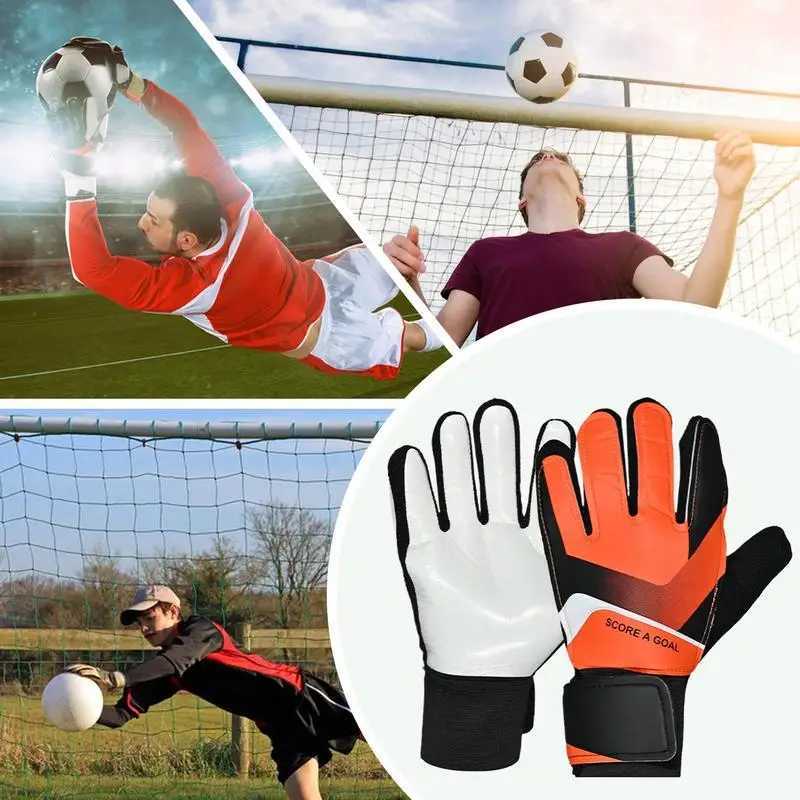 Professional Goalkeeper Gloves Wear-resistant Adults Kids Football Latex Thickened Protection Goalkeeper Soccer Sports Gloves XJ250606