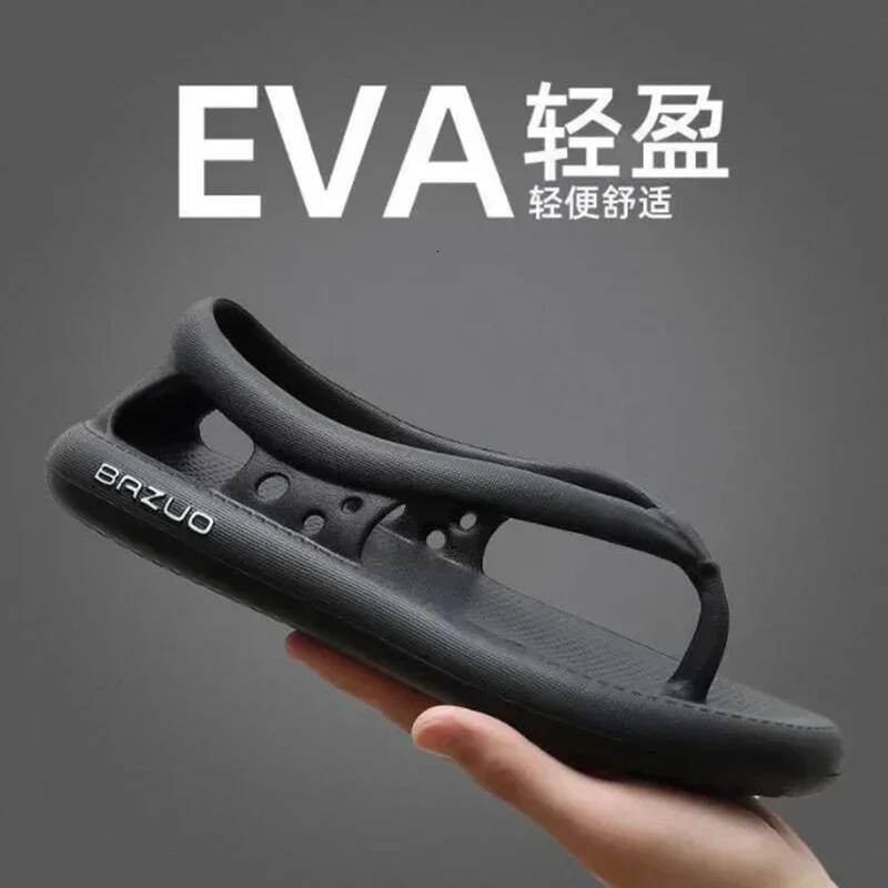 Ddmyoutdoor Flip Flops Mens Thong Sandals Summer Female Thick Bottom EVA Non Slip Slide Slippers Outdoor Indoor Couples Shoes Beach outdoor shoes