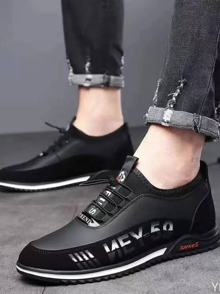 Ddmyoutdoor Leather Brand Casual Slip On Formal Loafers Men Moccasins Italian Black Male Driving Shoes Outdoor Shoes