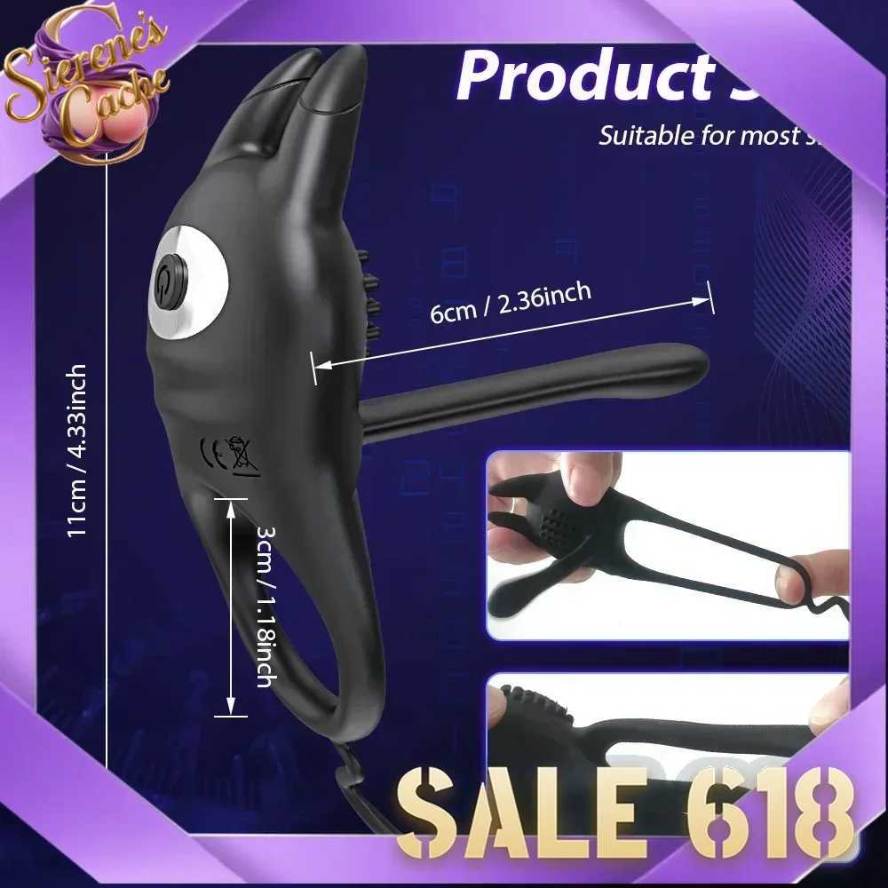 SCVibrator Cockring Penis Cock Ring for Men Delay Ejaculation Sex Toys for Men Couple Rings Penisring Toys for Adults 18 XJ250607