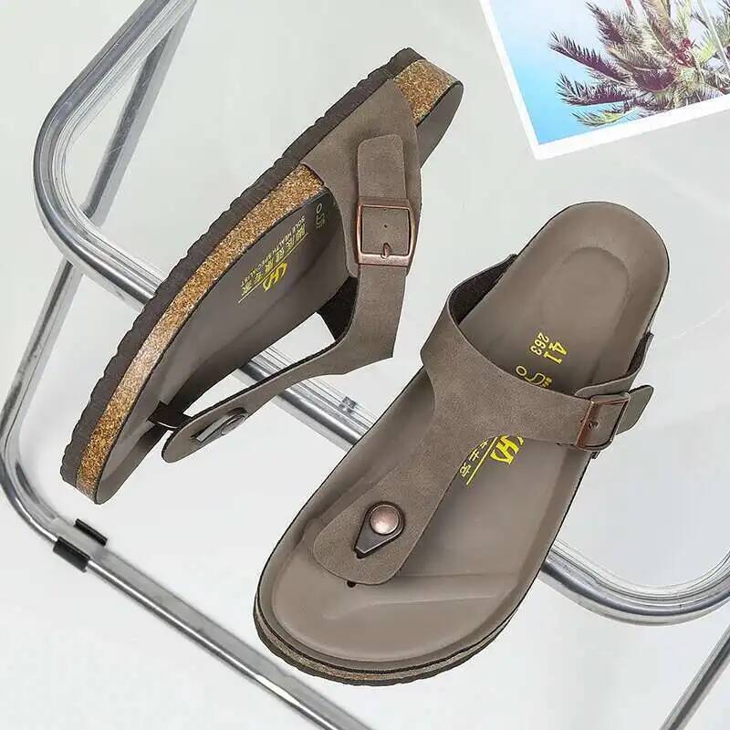 Ddmyoutdoor New Leather Men Sandals S Designer Shoes Flip Flops Outdoor Beach Zapatos Hombre Durable Shoe Sandalias De Mujer outdoor shoes
