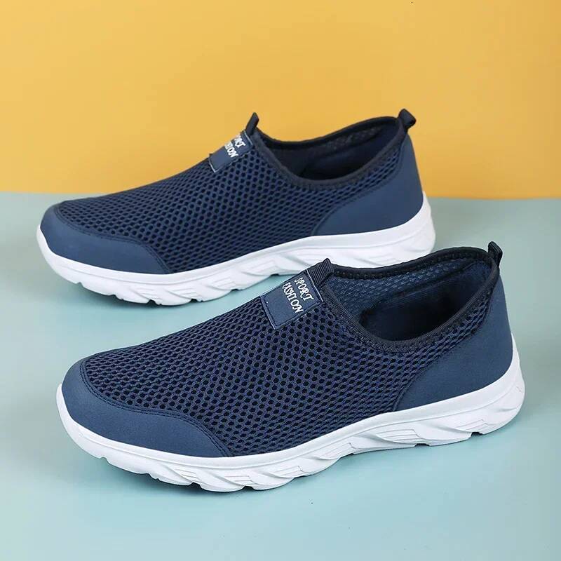 Ddmyoutdoor MAEDEF Fashion Breathable Men Casual Shoes Lightweight Outdoor Walking Shoe Non Slip S Sneakers Slip On Comfortable Footwear Outdoor Shoes