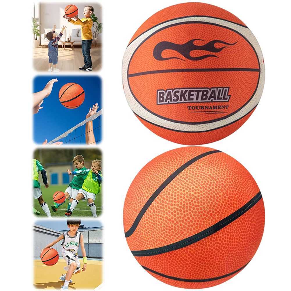 18/21/24cm Silent Basketball High-Resilience Quiet Basketball Size 3/5/7 Training Foam Ball for Various Indoor Activities XJ250606