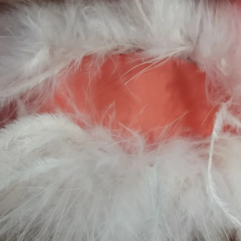 True ostrich feather Multicolor Mini Skirt Elastic Waist Sexy Clothing Club Party Dance Rave Short Note select 3 colors 250528