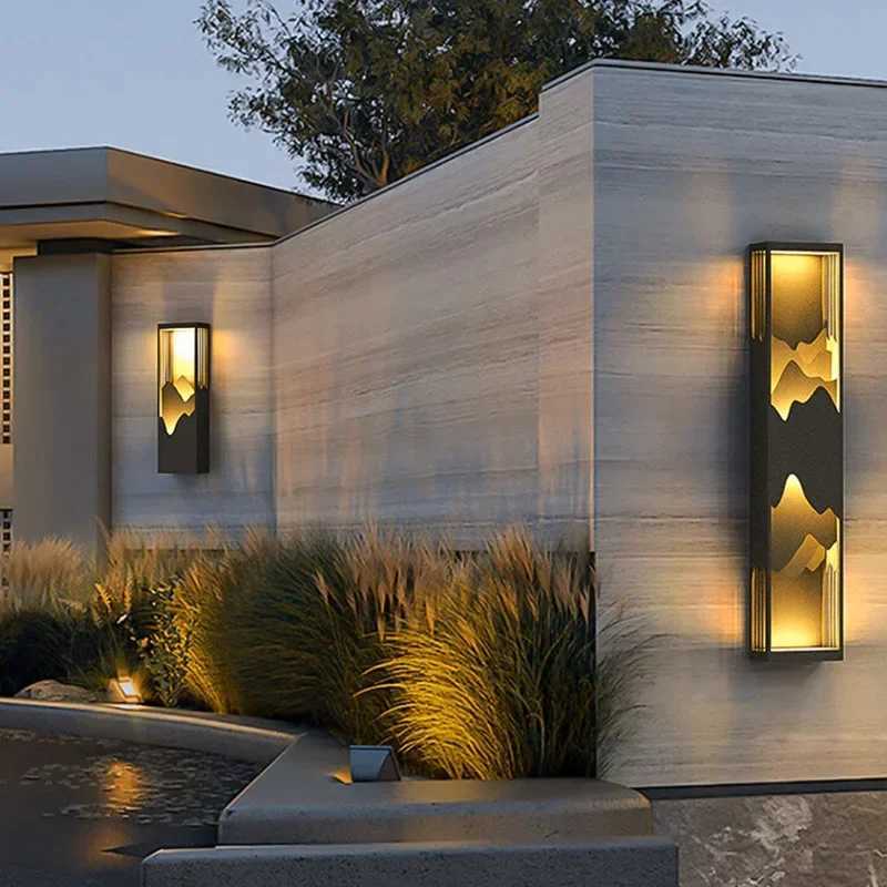 Creative Solar LED Outdoor Light Waterproof Garden Decoration Lamps For Balcony Courtyard Street Wall Lighting Outdoor Luminaire W250607