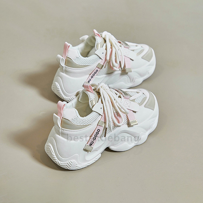 womens trainers running shoes designer sneakers fashion outdoor lace-up tennis white black breathable mesh comfortable women platform daddy shoes free