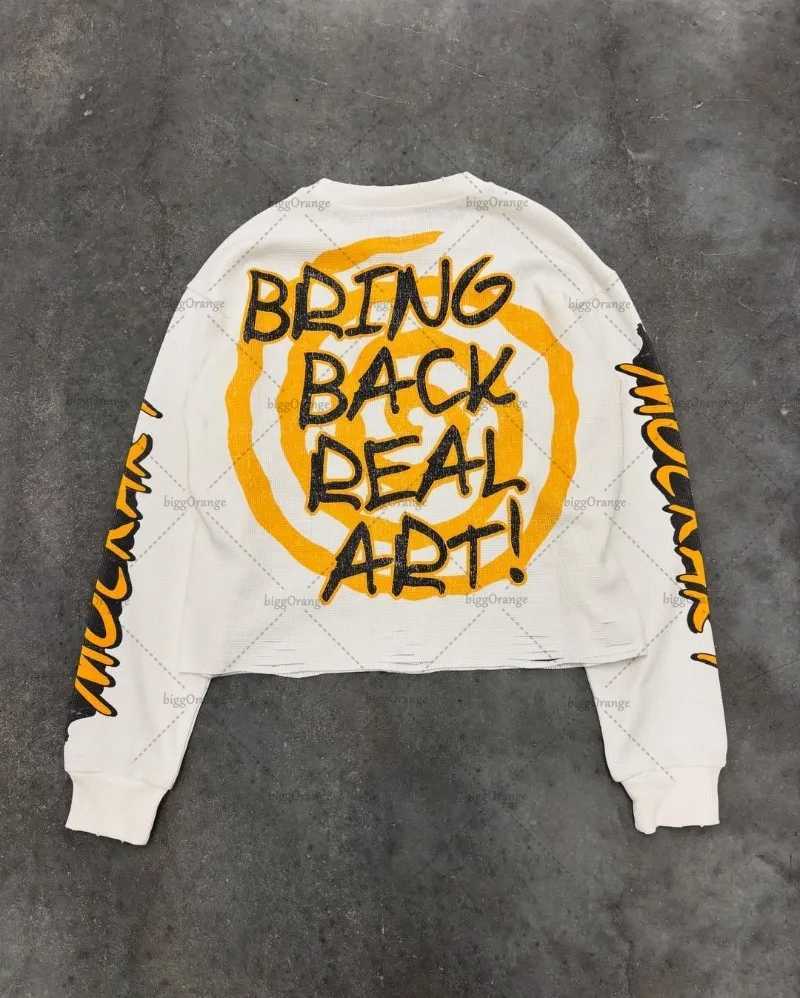 2025 High Street Retro Harajuku Graphic Top Men Hip Hop Streetwear Gothic Punk Round Neck Pure Cotton Casual Long Sleeve T-shirt W250607