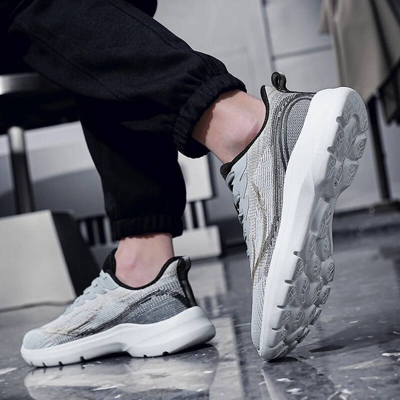 Ddmyoutdoor Men S Tennis Summer Breathable Soft Soled Walking Outdoor Sports Non Slip Cover For Wearing Lightweight Casual Flat Shoes Outdoor Shoes