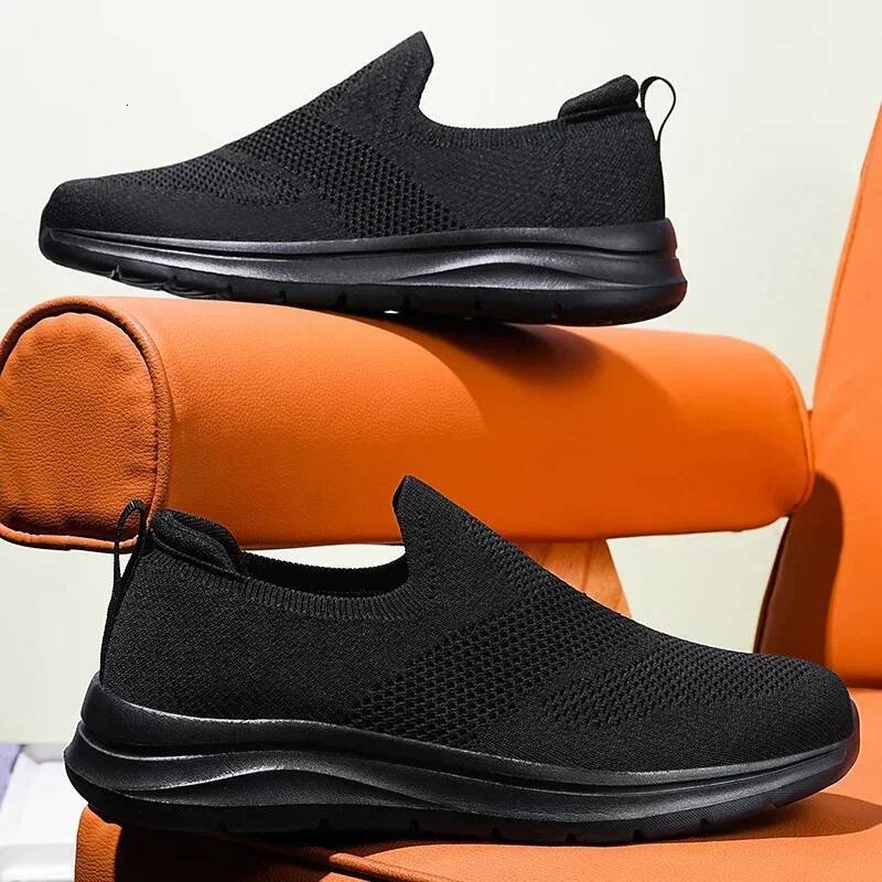 Ddmyoutdoor MAEDEF Mens Casual Hollow Breathable Mesh Lightweight Walking Shoes Slip On Big Size Driving Loafers Men Outdoor Shoes