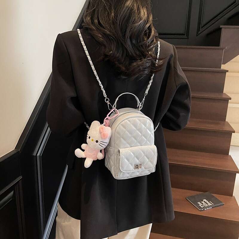 Mini Quilted Embroidered Handbag for Women 2025 Summer Fashion Versatile Chain Stylish Travel Shoulder Crossbody Bag