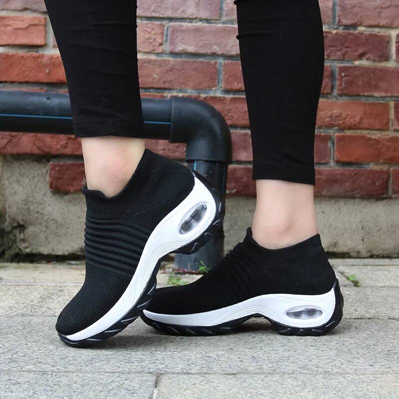 Ddmyoutdoor Ddmyoutdoor Summer Sneakers Fashion Slope Heel Casual Breathable Designer Lazy Loafers Lightweight Non Slip Single Shoes Women Outdoor Out