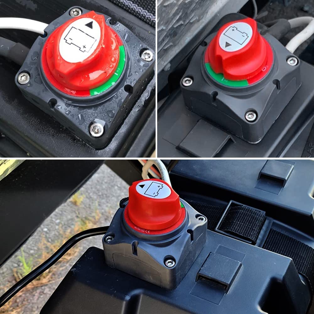 12V-48V-Battery for Boat,RV ATV UTV Heavy Duty Waterproof Switch, 275/1250 Amps (On-Off)