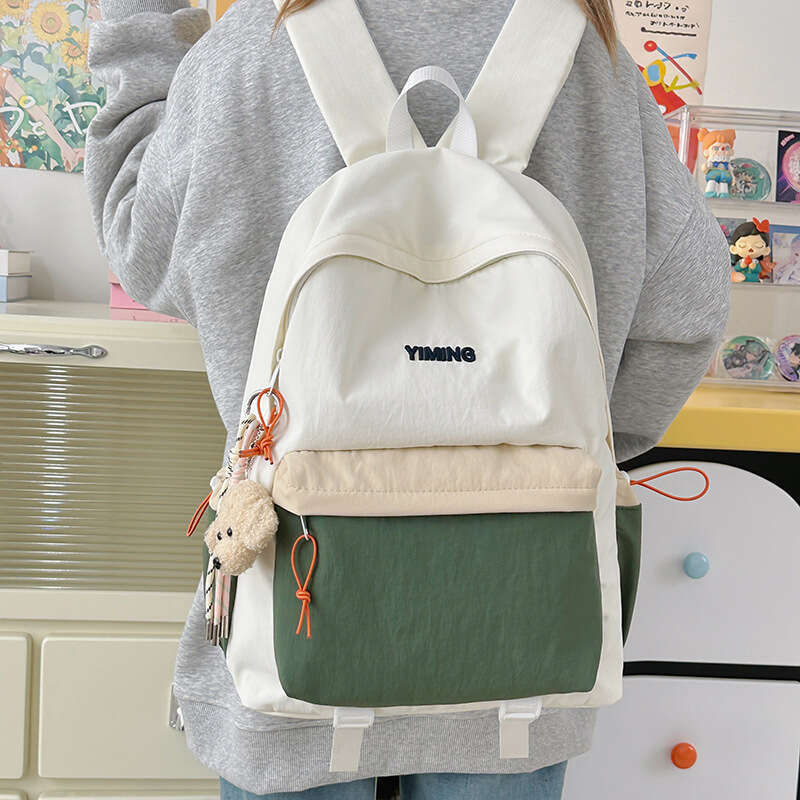 2025 New Simple Korean Large Capacity College Style Casual Student Travel Backpack