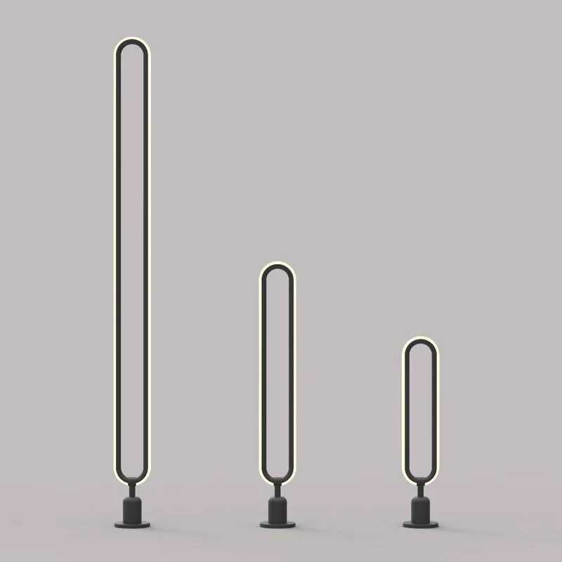 Outdoor LED Lawn Lamp AC110V 220V Waterproof Minimalist Round Street Light For Courtyard Villa Landscape Path Garden Lighting W250607