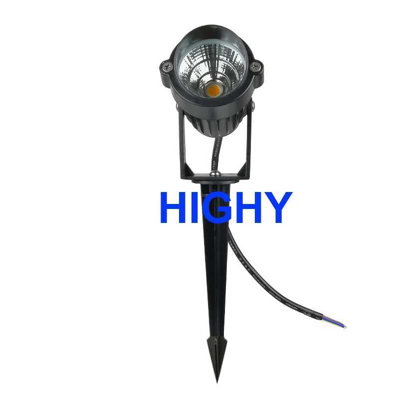 new 5W Waterproof Lights LED Lawn Lamp DC12V Landscape Spot Light IP65 110V 220V Outdoor Lighting Lamps Spike Light For Garden W250607