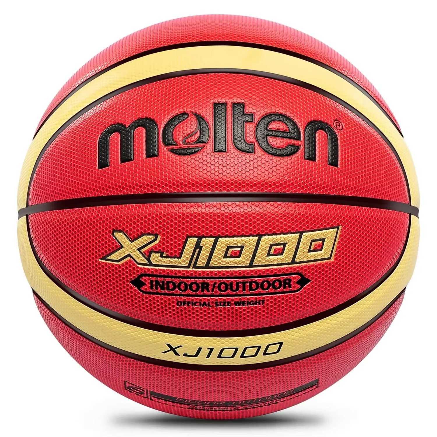 Molten Basketball XJ1000 Size 6 7 Indoor/Outdoor Training Wear-Resistant PU Leather Basketball XJ250606
