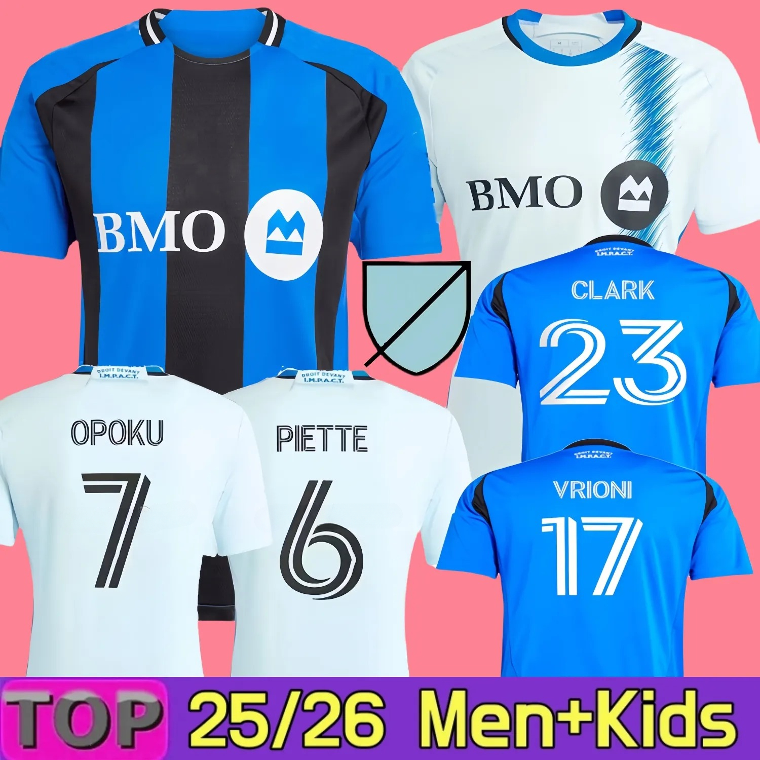 25/26 CF Montreal Soccer Jerseys WANYAMA CHOINIERE OFFOR QUIOTO IBRAHIM CAMACHO MILLER 2025 2026 men Football Shirts Uniforms