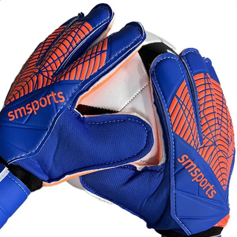 Finger Protection Goalkeeper Gloves Non-Slip Wear-Resistant Latex Soccer Gloves Durable Thickened Sports Gloves Soccer Training XJ250606