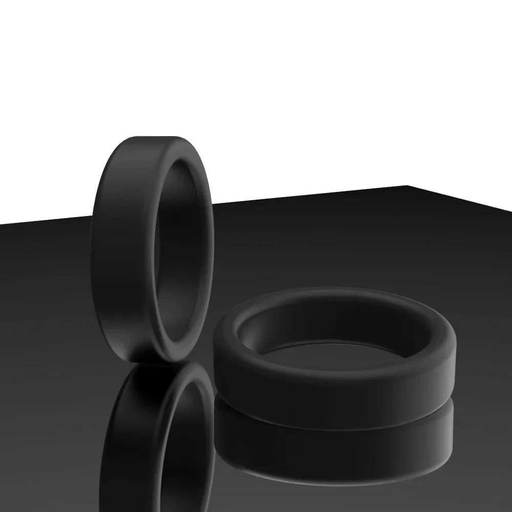 3pcs/set Penis Rings Delay Ejaculation Silicone Reusable Semen Cock Rings for Men Enlargement Sex Toys For Men Couple Rings XJ250607
